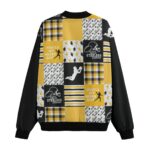 Pittsburgh Steelers Zubaz All-Over Print Men’s Fleece Bomber Jacket