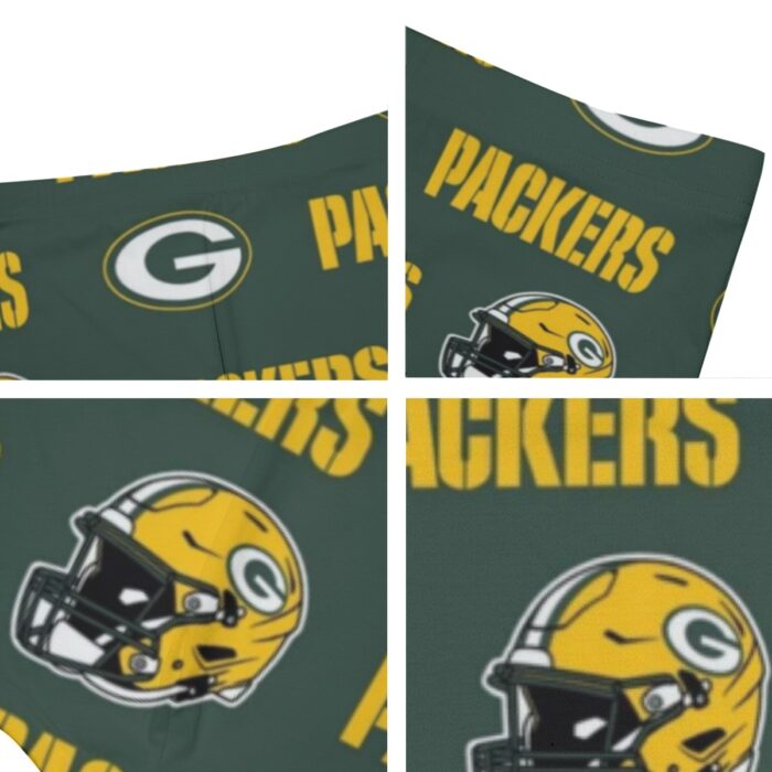 Green Bay Packers All-Over Print Men's Short Boxer Briefs - Image 5