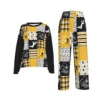 Pittsburgh Steelers All-Over Print Women's Casual Long-Sleeves Trouser Suit - Image 4