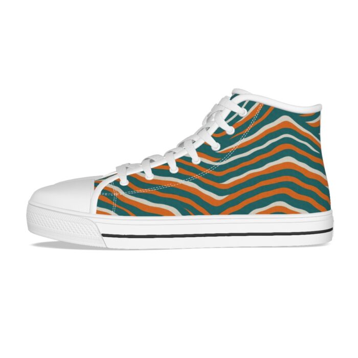 Miami Dolphins Zubaz Kid's Canvas Shoes - Image 5