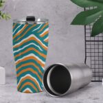 Miami Dolphins Zubaz Cone Tumbler 30oz - Image 3