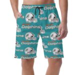 Miami Dolphins Zubaz All-Over Print Men's Casual Shorts - Image 4