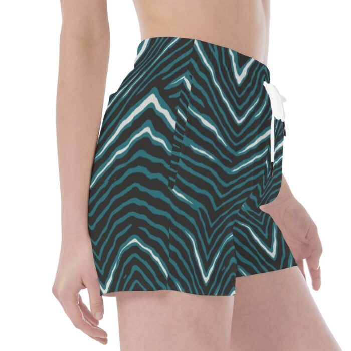 Philadelphia Eagles Zubaz All Over Print Wide Waistband Sport Shorts - Image 2