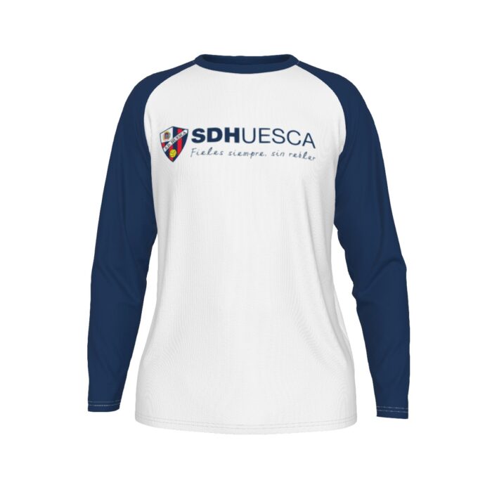 SD Huesca Camiseta de Manga Larga con Mangas Raglán – Estilo y Comodidad - Image 4
