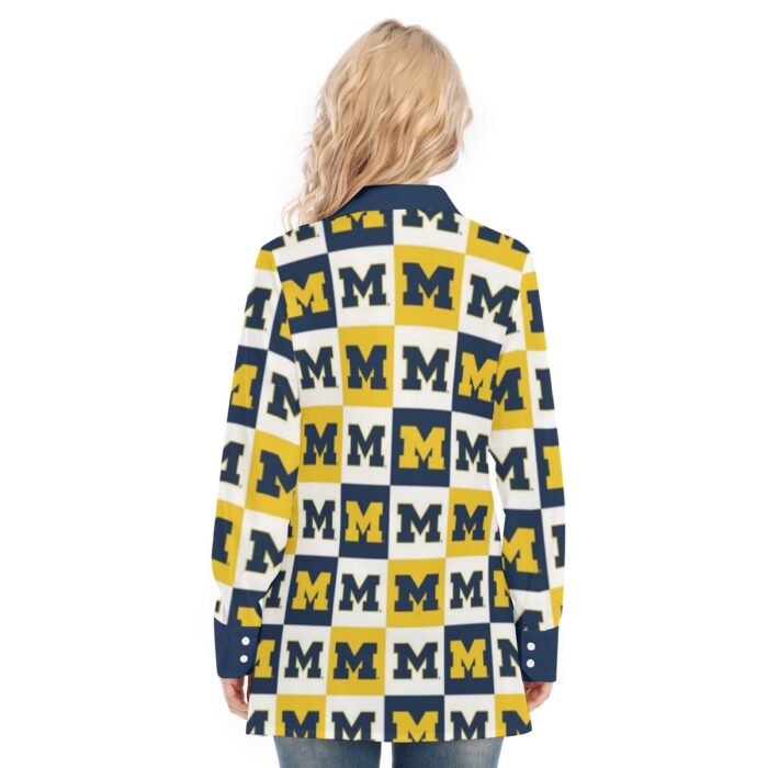 University of Michigan - Wolverines Women's Long Shirt - Image 4