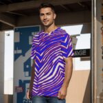 Buffalo Bills Zubaz All-Over Print Men's O-Neck T-Shirts|Interlock - Image 2