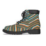 Miami Dolphins Zubaz All-Over Print Men's Short Boots - Image 5