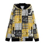 Pittsburgh Steelers Zubaz All-Over Print Men's Varsity Jacket - Image 2
