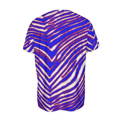 Buffalo Bills Zubaz All-Over Print Men's Round Neck Short Sleeve T-Shirt