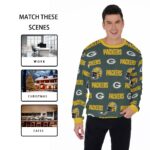 Green Bay Packers All-Over Print Men's Sweater - Image 4