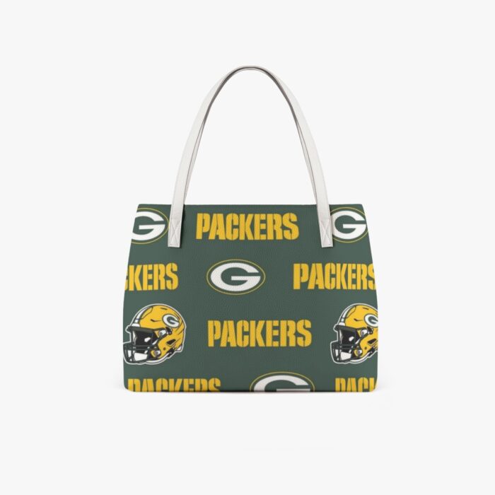 Green Bay Packers Stylish PU Leather Tote Bag - Image 6