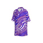 Buffalo Bills Zubaz All-Over Print Teenage Polo Collar Jersey - Image 6