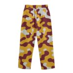 Washington Commanders camo Unisex Straight Casual Pants | 245GSM Cotton - Image 2