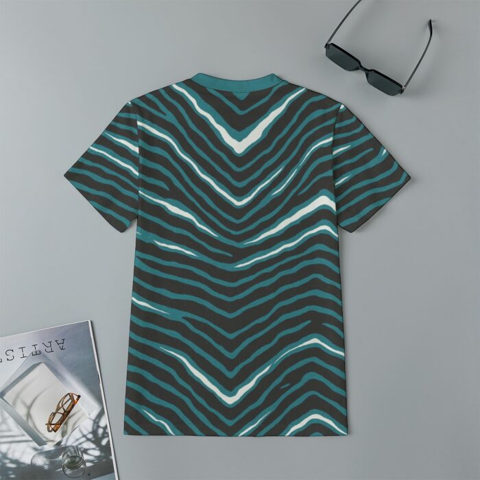 Philadelphia Eagles Zubaz All-Over Print Children's Short-Sleeve T-Shirt | 180GSM Cotton - Image 2