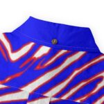 Buffalo Bills Zubaz All-Over Print Men's Casual Lapel Long Sleeve Shirt|125GSM Cotton - Image 5