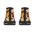 Washington Commanders Camo Black Sole Canvas Shoes - Image 4