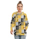 Pittsburgh Steelers Zubaz All-Over Print Women's Hoodie With Double Hood - Image 4