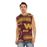Washington Commanders Men’s Sleeveless Pullover Hoodie
