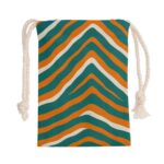 Miami Dolphins Zubaz Double-Side Printing Christmas Bag - Image 2