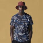 Dallas Cowboys Zubaz All-Over Print Men's O-Neck T-Shirt - Image 2