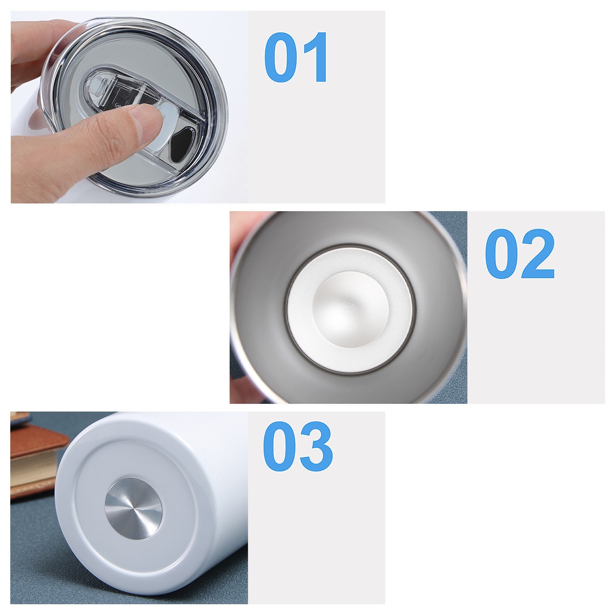 Philadelphia Eagles Zubaz Custom 20OZ Straight Cup With Sliding Lid For The USA - Image 6