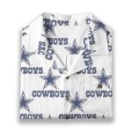 Dallas Cowboys Zubaz All-Over Print Men's Casual Hawaiian Short Sleeve Shirt | 125GSM Cotton - Image 5