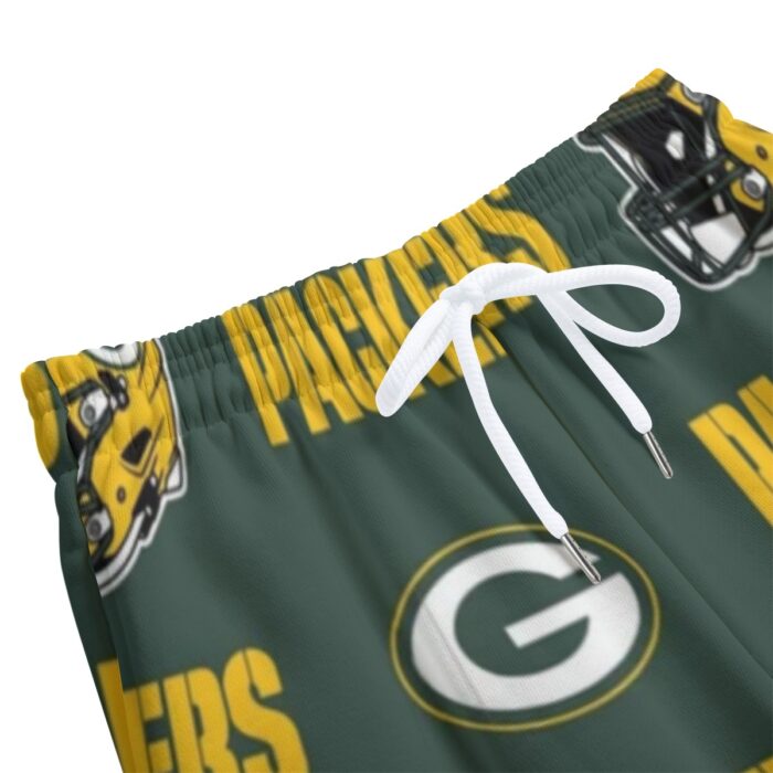 Green Bay Packers All-Over Print Kid's Sweatpants | 310GSM Cotton - Image 1