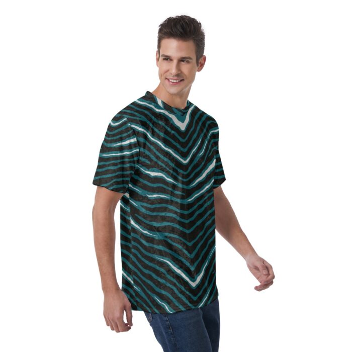 Philadelphia Eagles Zubaz All-Over Print Men's T-Shirt | Velvet - Image 1