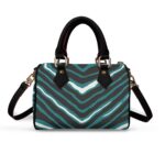 Philadelphia Eagles Zubaz Classic Barrel-Shaped PU Leather Handbag - Image 7
