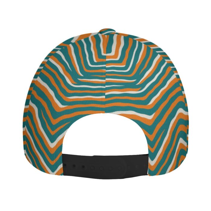 Miami Dolphins Zubaz All-Over Print Peaked Cap - Image 4