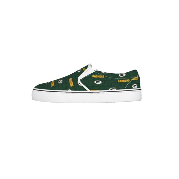 Green Bay Packers Men's Slip On Sneakers - Image 6