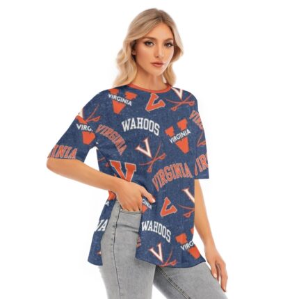 Virginia - Cavaliers Women's T-shirt With Hem Split