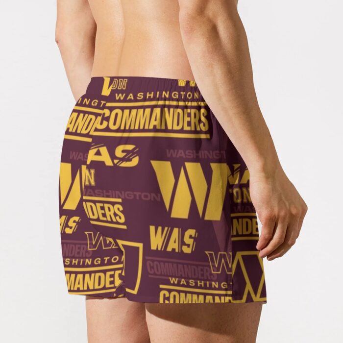 Washington Commanders  Men's Short Boxer Briefs|115GSM Cotton poplin - Image 2