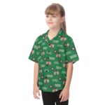 Boston Celtics Kid's Hawaiian Vacation Shirt - Image 3