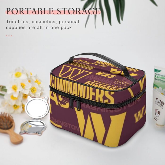 Washington Commanders  Large Capacity Toiletry Organizer Bag - Image 3