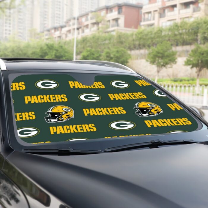 Green Bay Packers Windshield Sunshade | 145cm(57.1”) - Image 1