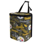 Pittsburgh Steelers Zubaz Car Hanging Trash Bin - Image 6