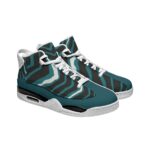 Philadelphia Eagles Zubaz Men's Shock Absorption and Non-Slip Basketball Shoes - Image 2