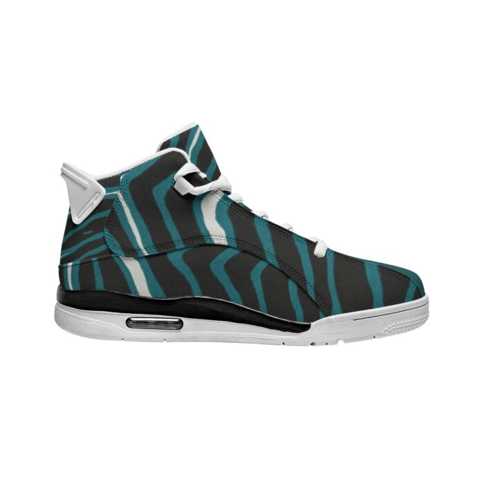 Philadelphia Eagles Zubaz Men's Shock Absorption and Non-Slip Basketball Shoes - Image 4