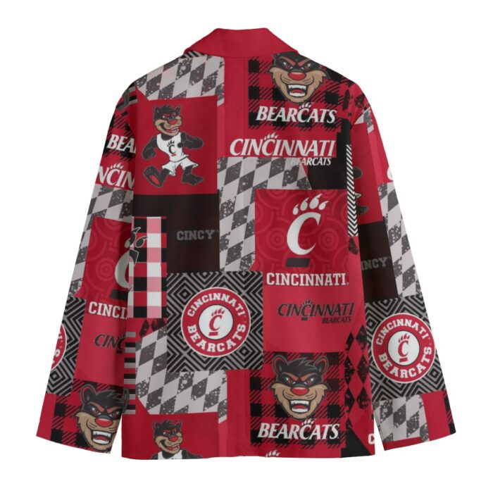 Cincinnati - Bearcats suit Casual Flat Lapel Collar Blazer - Image 2