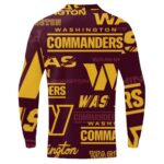 Washington Commanders  Men’s Quarter Zip Pullover Sweatshirt - Image 2