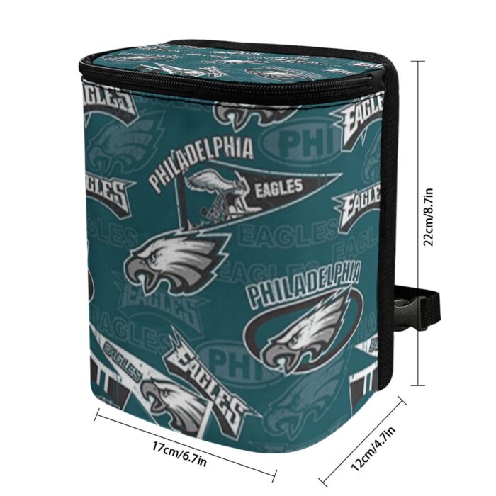 Philadelphia Eagles Zubaz Car Hanging Trash Bin - Image 3