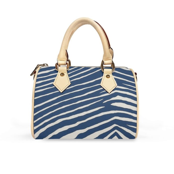 Dallas Cowboys Zubaz Classic Barrel-Shaped PU Leather Handbag - Image 8