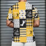 Pittsburgh Steelers All-Over Print Men's Short Sleeve T-Shirt With Sports Collar