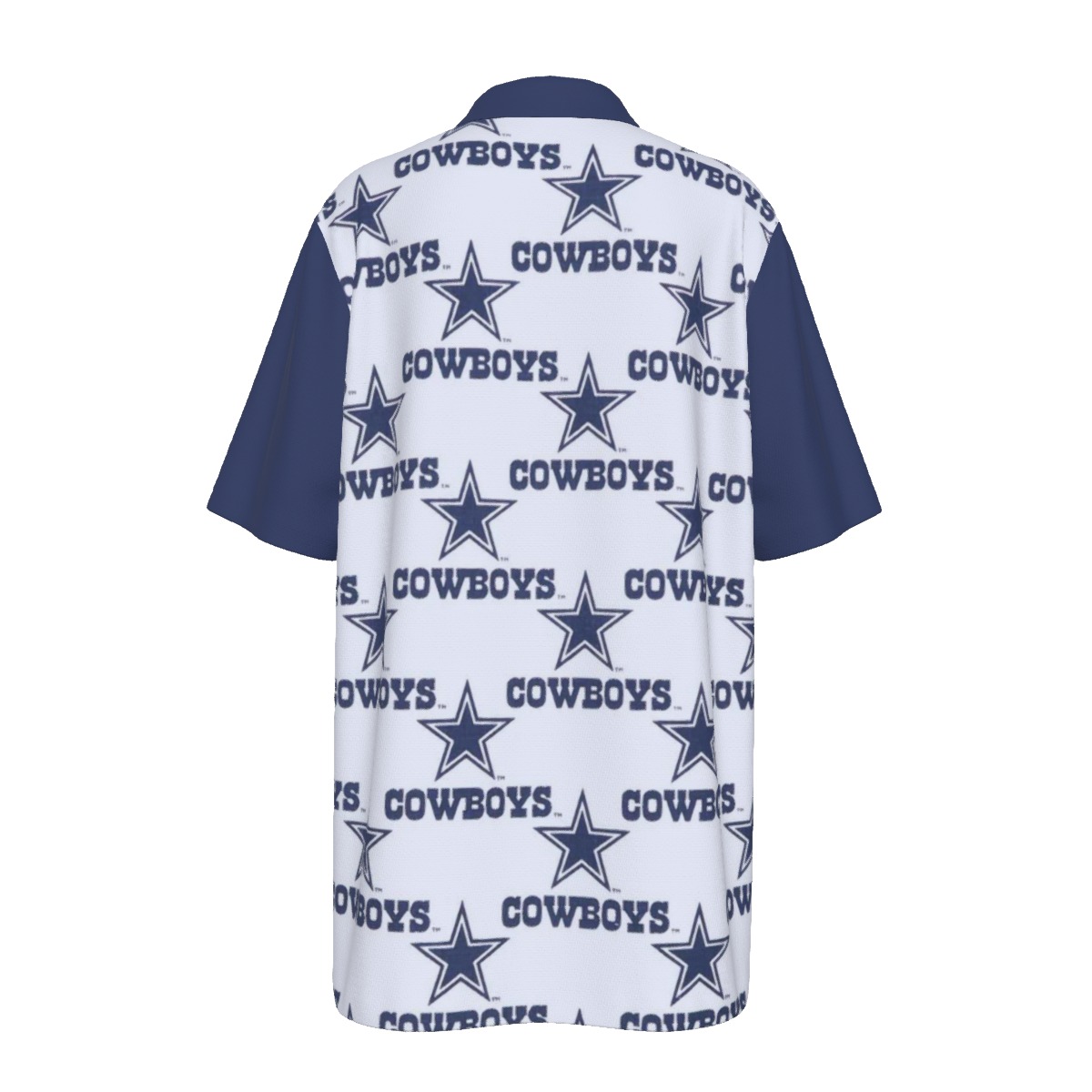 Dallas Cowboys Zubaz All-Over Print Teenage UV Protection POLO Shirt - Image 4