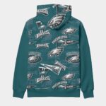 Philadelphia Eagles Zubaz All-Over Print Men's Pullover Hoodie - Image 2