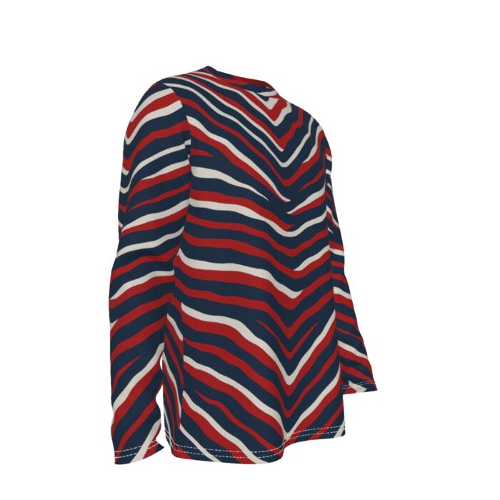 New England Patriots Zubaz All-Over Print Men's Long Sleeve T-Shirt - Image 1