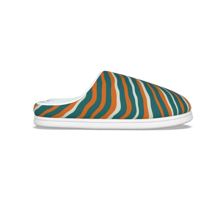 Miami Dolphins Zubaz All-Over Print Men's Plush Slippers - Image 4