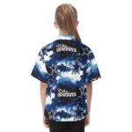 Dallas Cowboys Zubaz All-Over Print Kid's Hawaiian Vacation Shirt