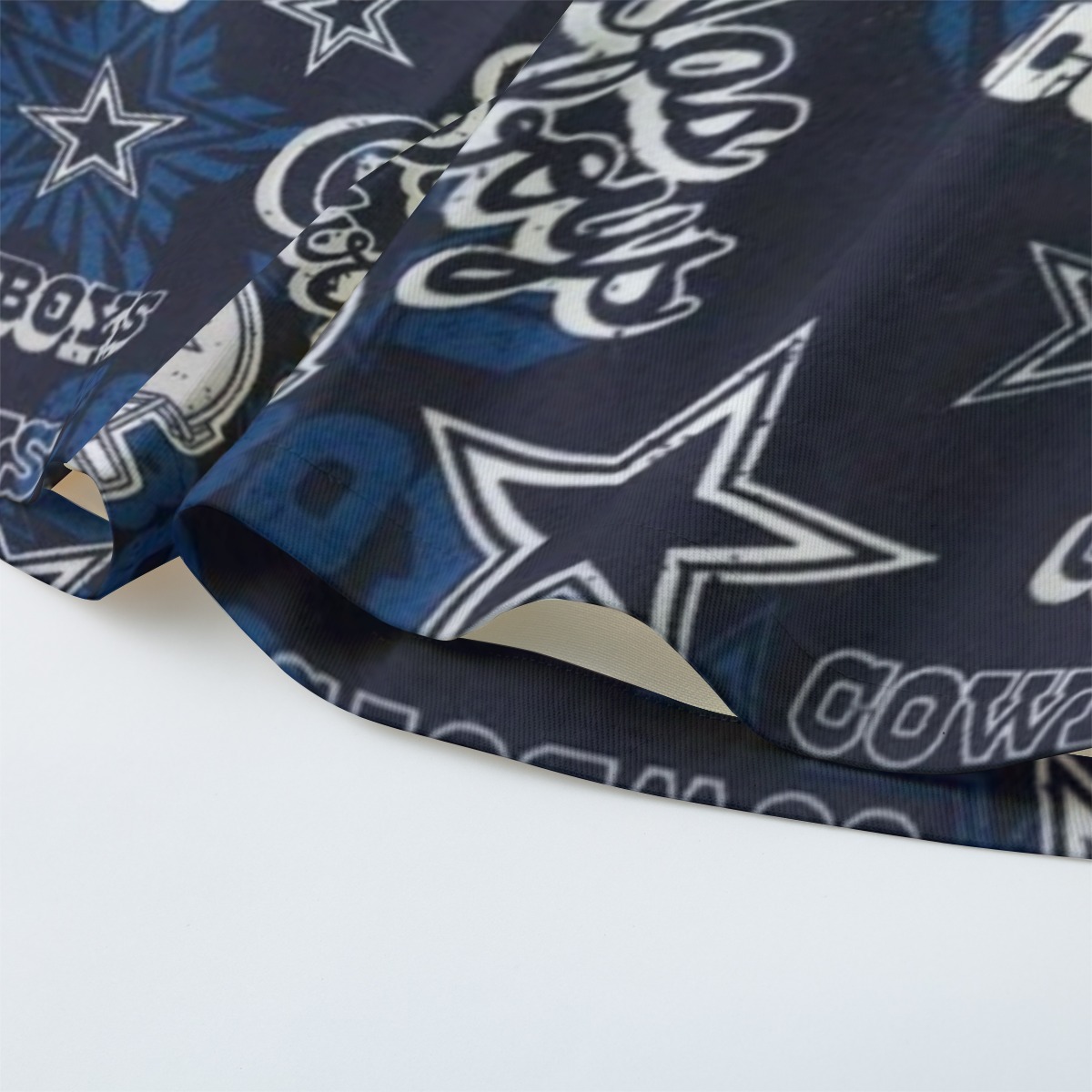 Dallas Cowboys Zubaz All-Over Print Unisex Straight Casual Short | 245GSM Cotton - Image 2